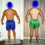 Rear Lat Spread - Before and After - Week 1 (left) vs Week 3 (right)