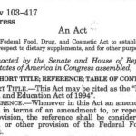 Dietary Supplement Health and Education Act