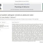 Impact of anabolic androgenic steroids on adolescent males