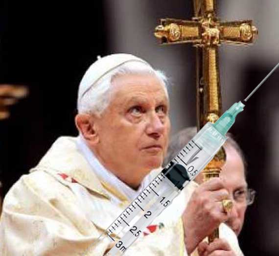 Pope Benedict XVI and the Catholic Church oppose anabolic steroids in sports