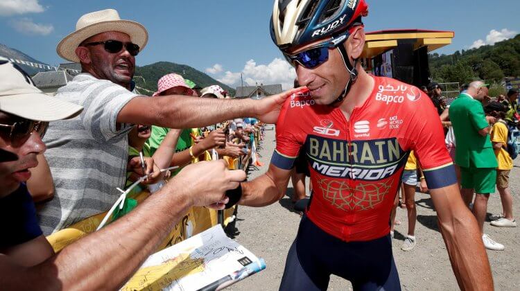 Cyclist Vincenzo Nibali