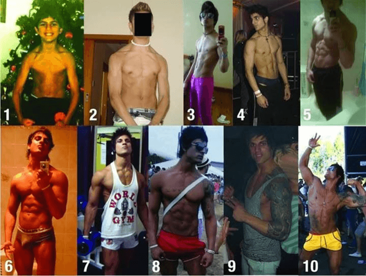 Zyzz's real life physique transformation