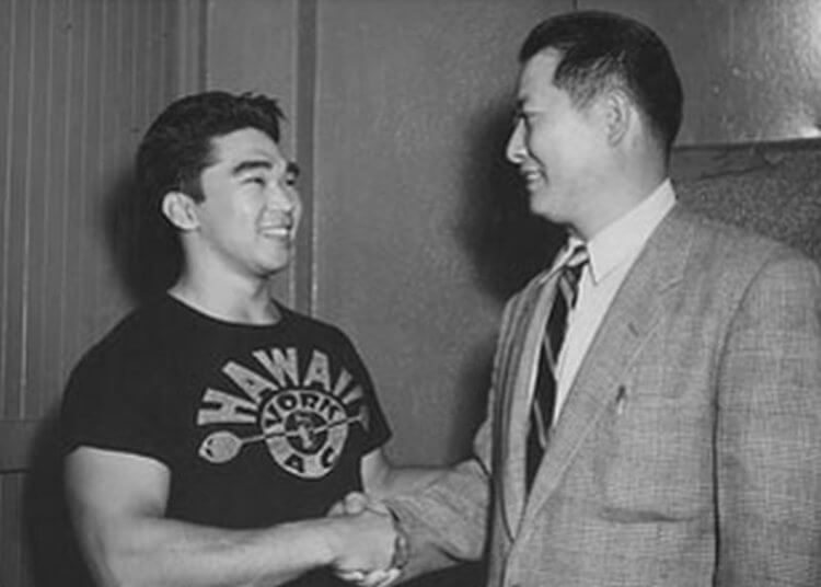 Dr Richard You with Tommy Kono