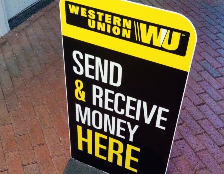 Western Union money pickup