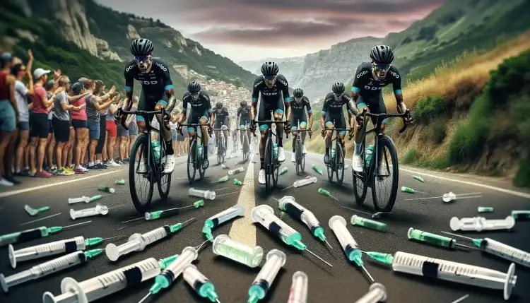 Rampant use of EPO in professional cycling